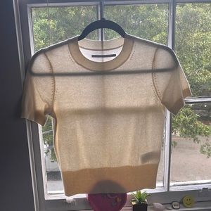 j brand short sleeve cardigan